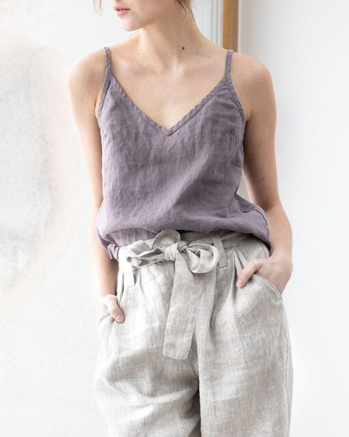 V-neck Sleeveless Shirt Camisole Tank Top - Image 7