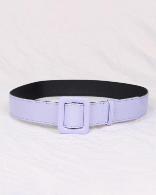 Women's Fashion 4 Cm Wide Thin Leather Belt