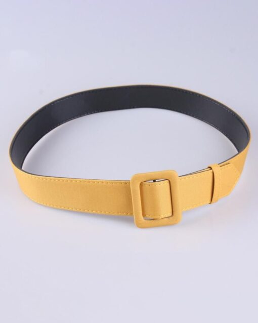 Women's Fashion 4 Cm Wide Thin Leather Belt - Image 4