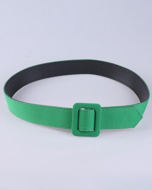 Women's Fashion 4 Cm Wide Thin Leather Belt - Image 3