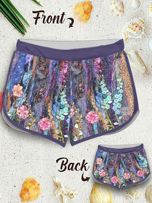 Women's Floral Print Swim Shorts