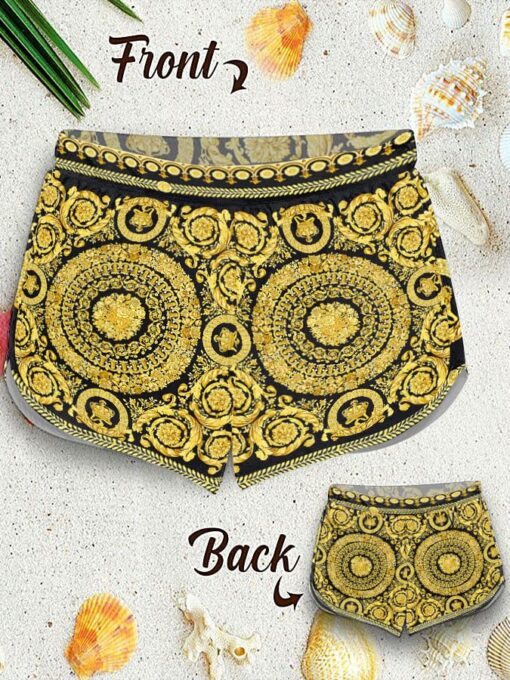 Women's Vintage Print Swim Shorts