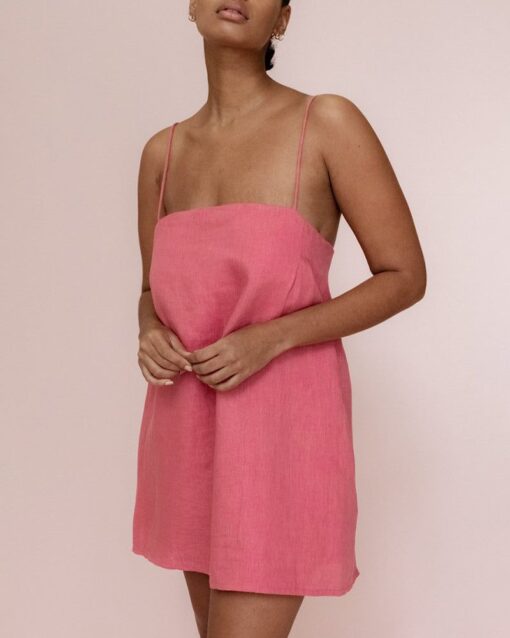 Leaf Strap Cozy Vacation Dress - Image 3