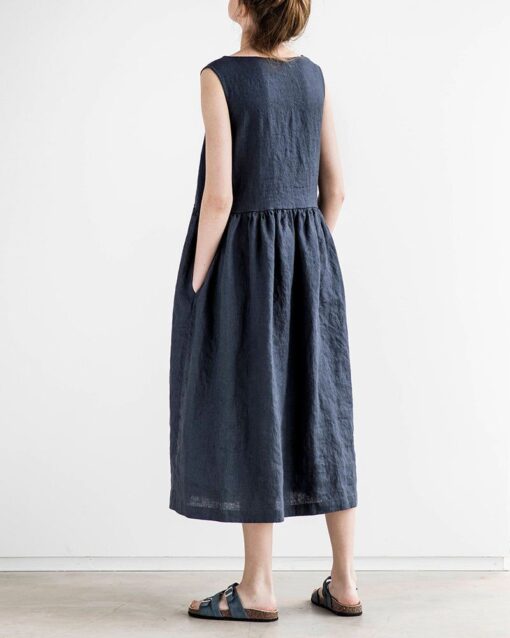 Sleeveless Dress Loose Fit Maxi Dress - Image 2