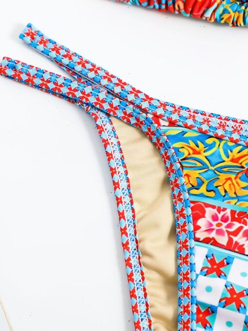 Split bikini retro ethnic sexy swimsuit - Image 17