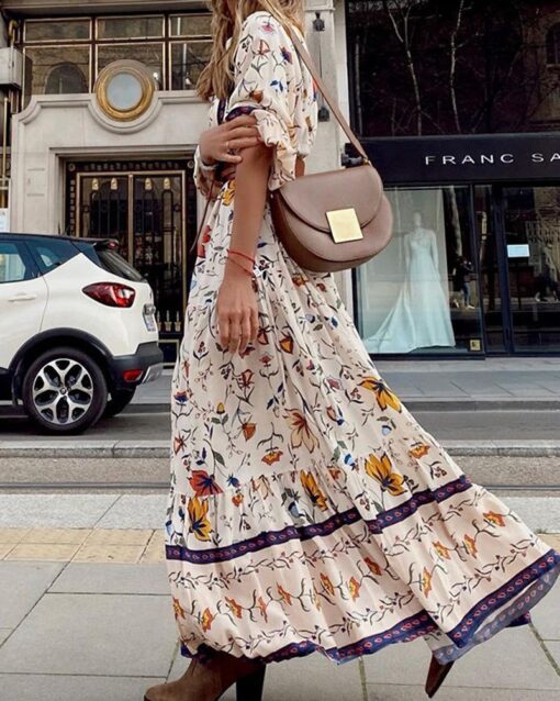 Fashion Print Boho Dress