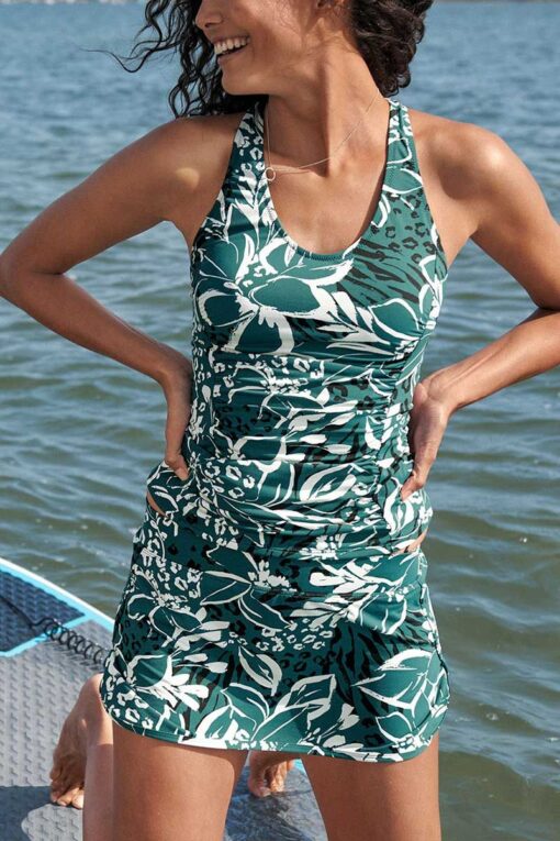 Jungle Floral  Active Tankini Set