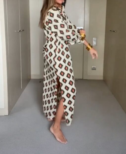 Women's Comfy Fashion Printed Maxi Dresses - Image 5