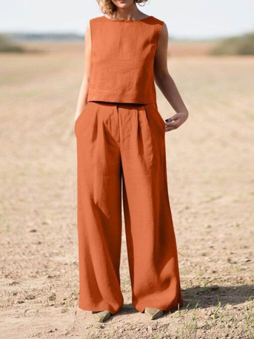 Casual Simple Solid Color Suit - Image 2