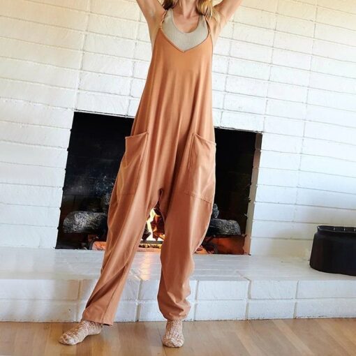 LAST DAY 70% OFFWide Leg Jumpsuit with Pockets (Buy 2 Free Shipping) - Image 3