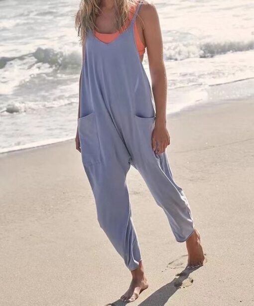 LAST DAY 70% OFFWide Leg Jumpsuit with Pockets (Buy 2 Free Shipping) - Image 15